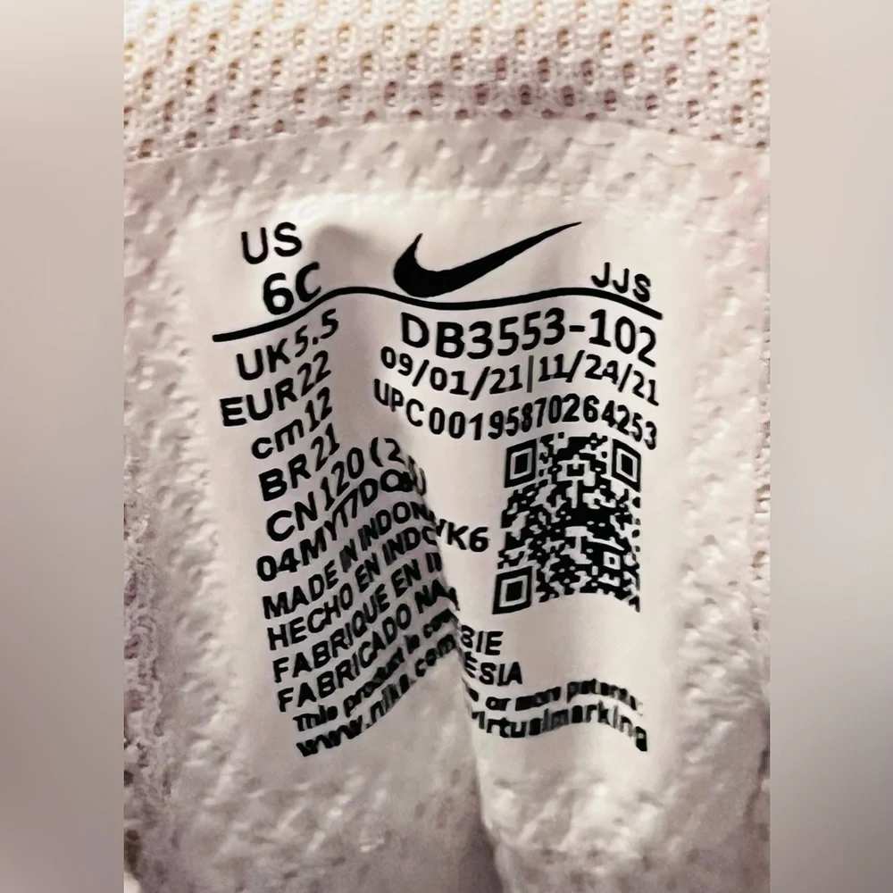 Nike Crater Impact TD 'White Aura' Toddler 6